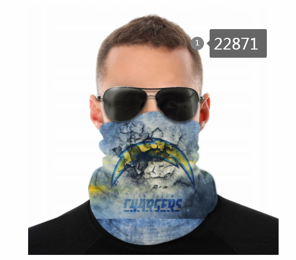 2021 NFL Los Angeles Chargers #57 Dust mask with filter